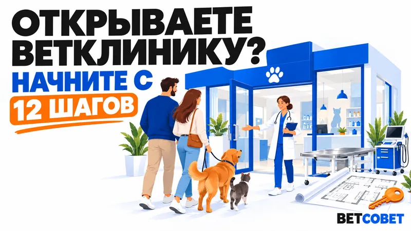 Как открыть ветеринарную клинику с нуля: 12 шагов