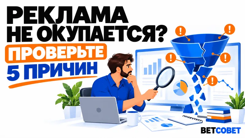 Реклама не окупается: 5 причин и план проверки за неделю