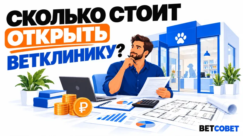 Сколько стоит открыть ветеринарную клинику в 2026 году