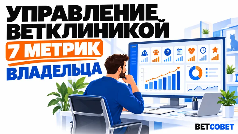 Управление ветеринарной клиникой: 7 метрик владельца