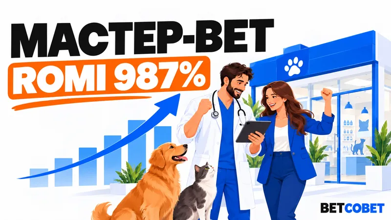 Ветклиника «Мастер-Вет»: ROMI с 347% до 987%